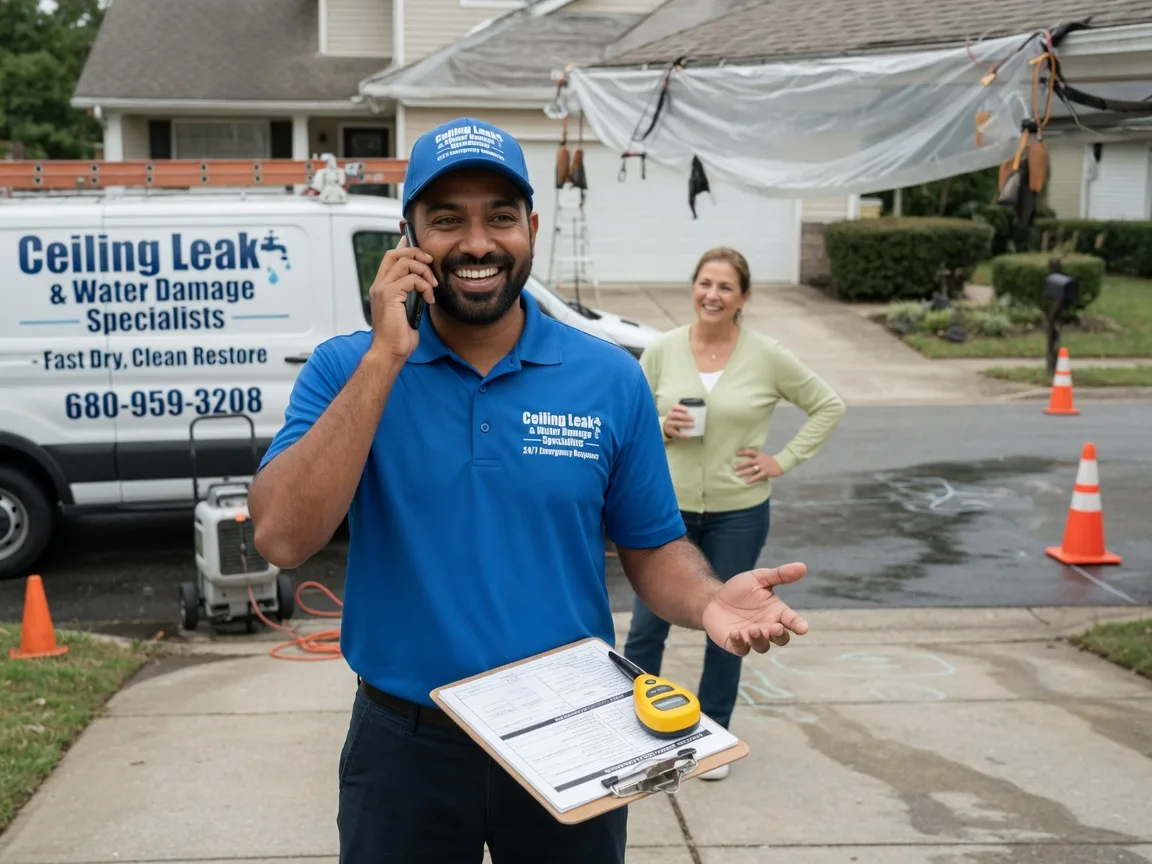 Ceiling Leak Cleanup Redfield, IA FAQs